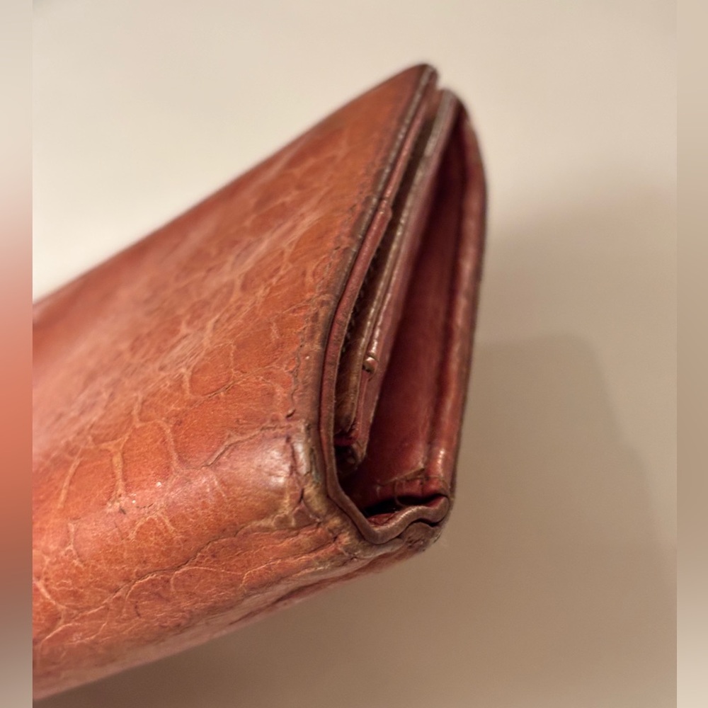 Miu Miu Croc-Embossed Leather Long Wallet - Picture 15 of 15